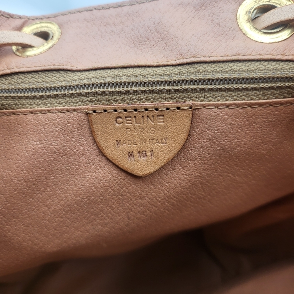 CELINE Macadam Rucksack Backpack Mini canvas leather..Authentic.. - Picture 9 of 16